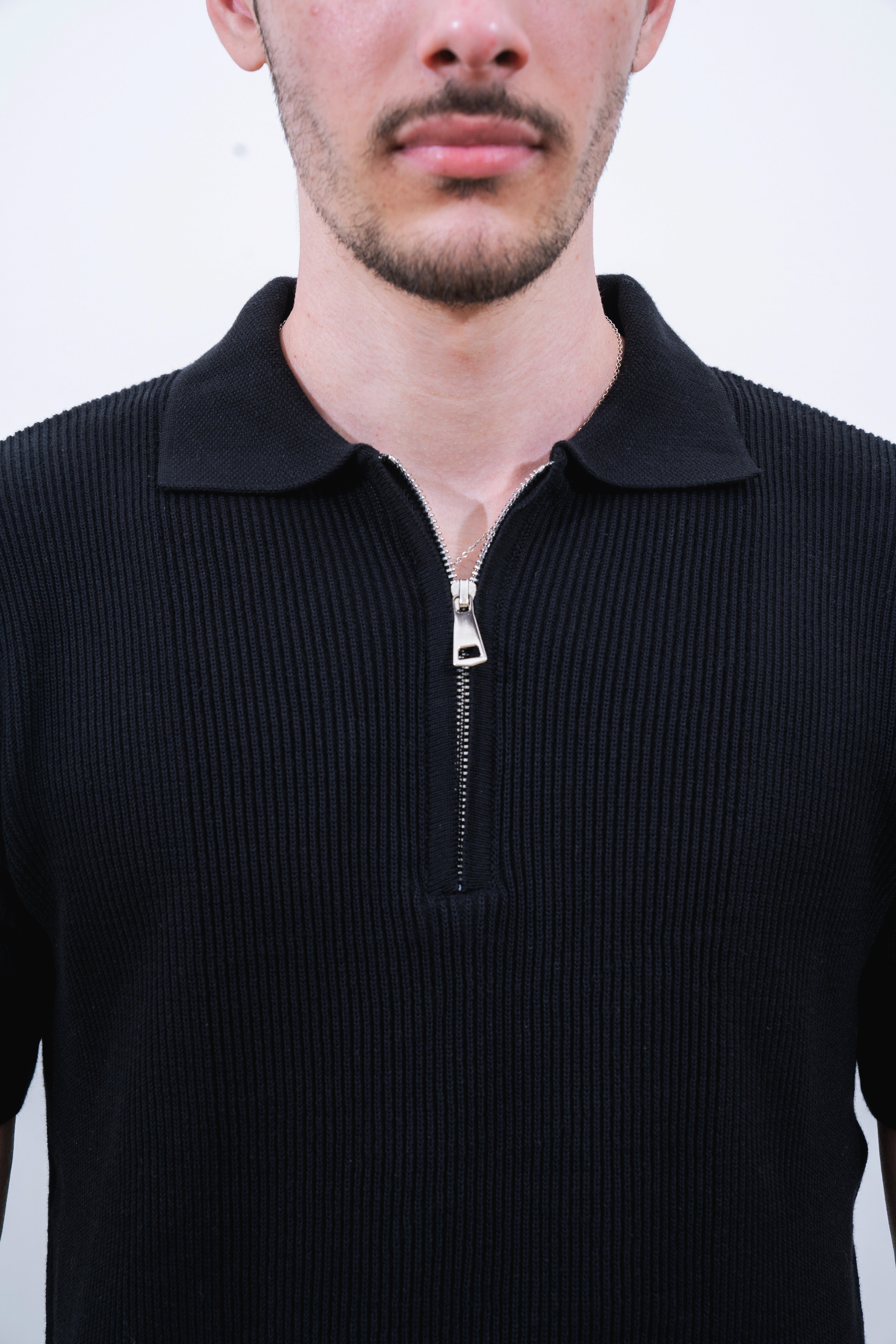 Black Quarter-Zip