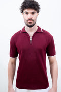 Burgundy Quarter-Zip
