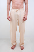 Beige Linen Pants
