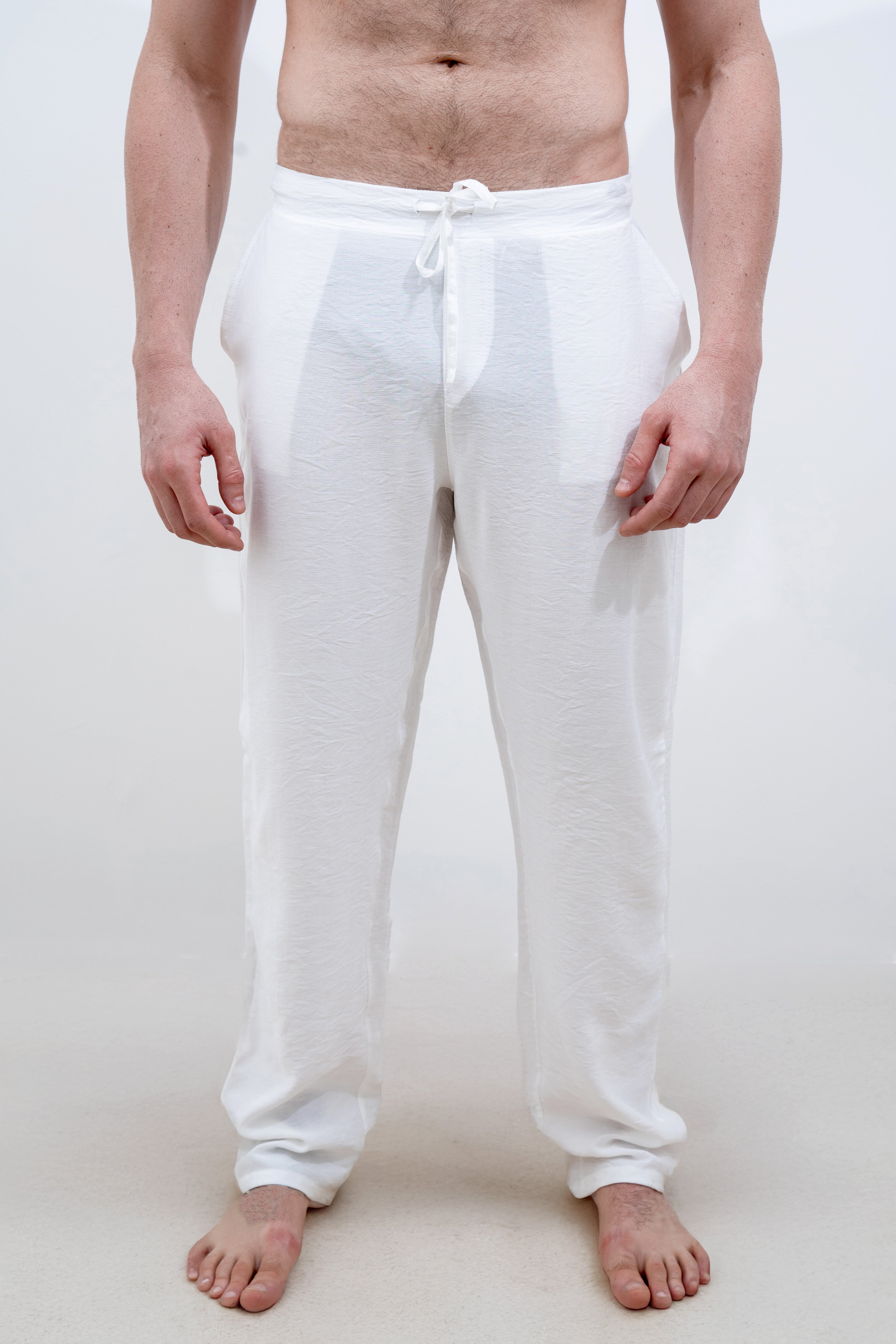 White Linen Pants