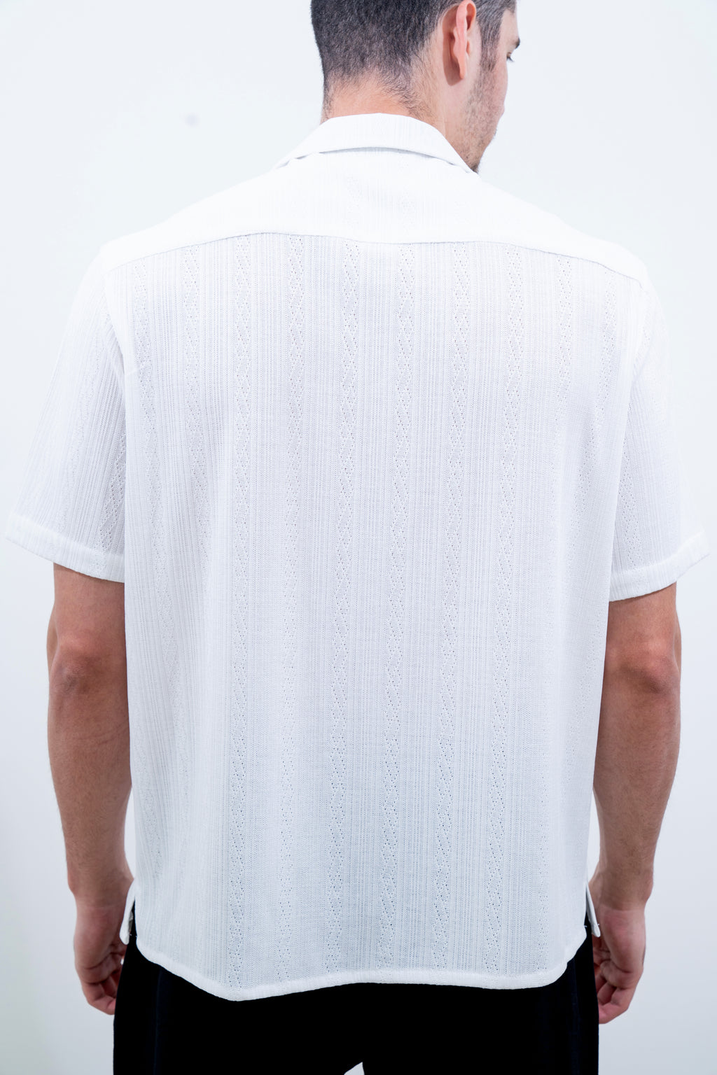 White Linen Short-Sleeve