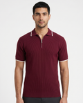 Burgundy Quarter-Zip