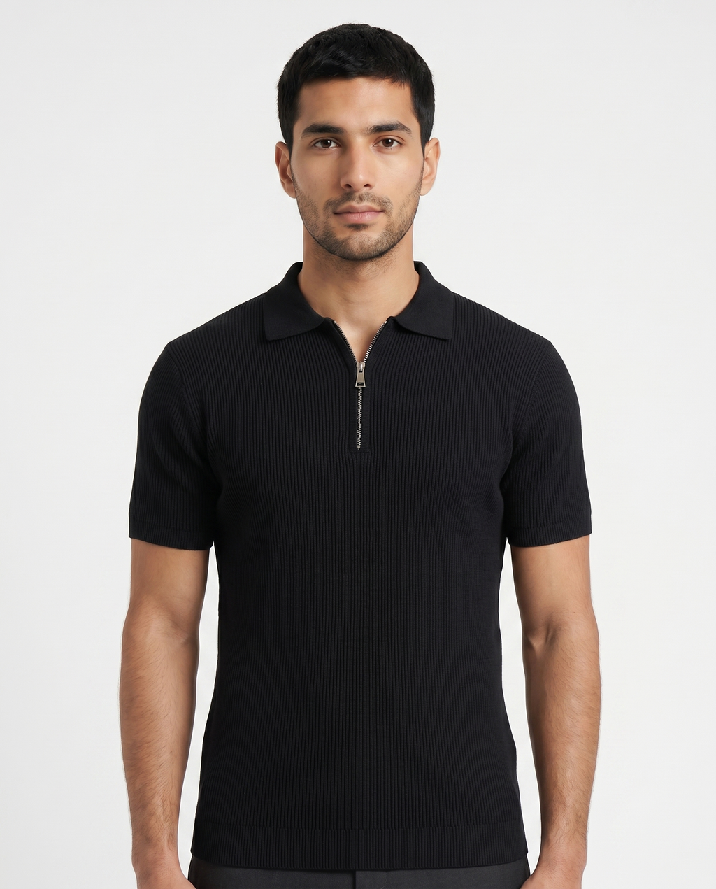 Black Quarter-Zip