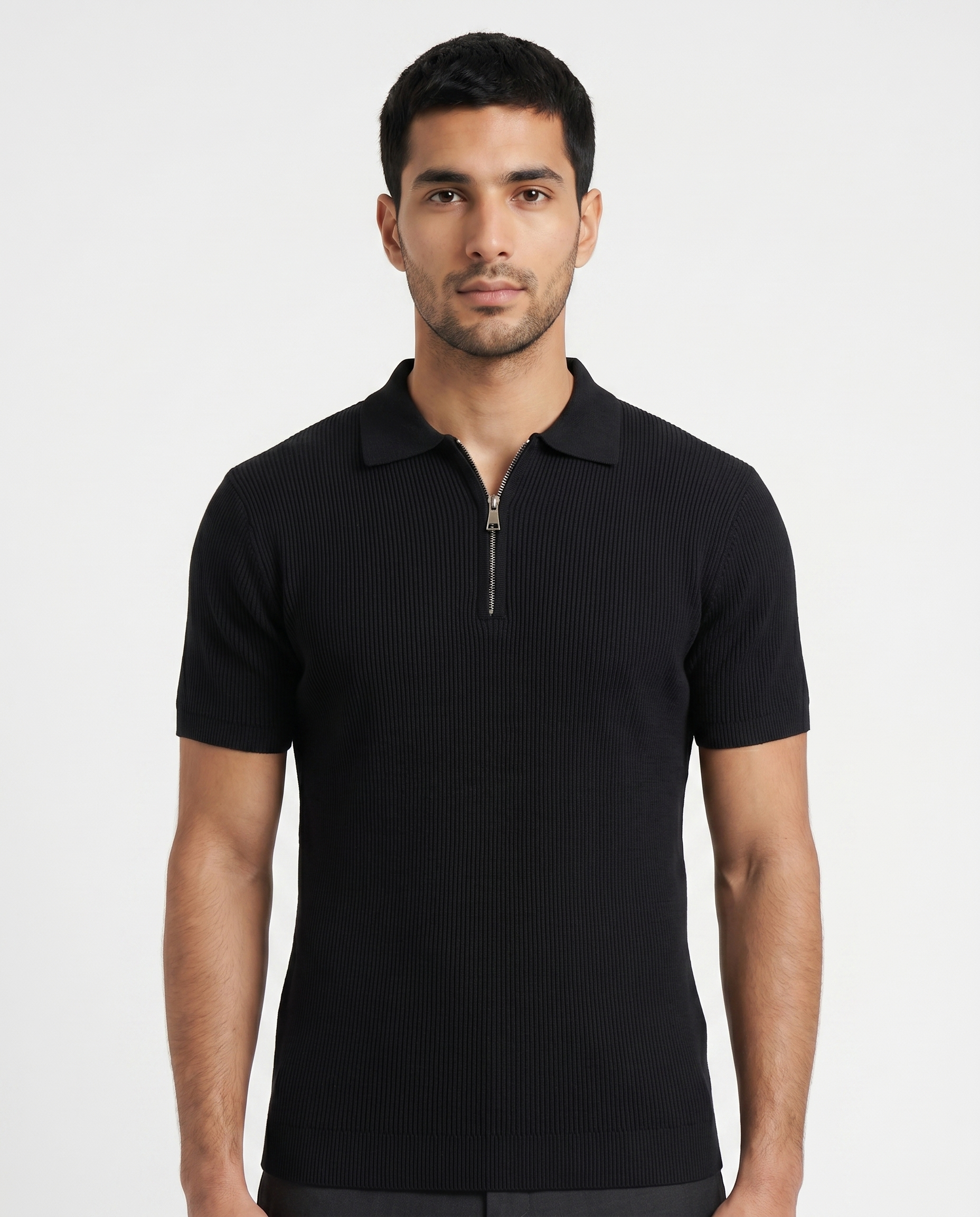 Black Quarter-Zip